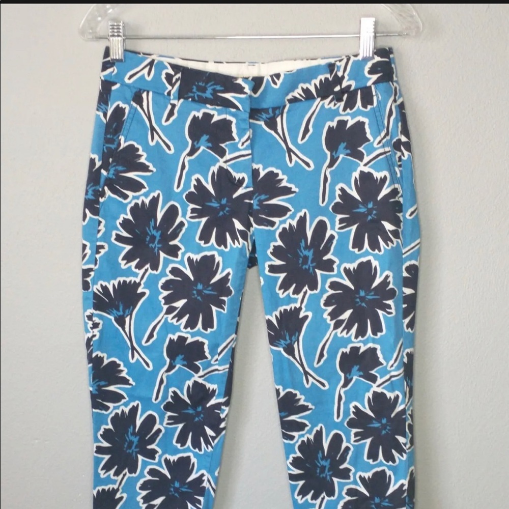 J Crew Printed Skimmer Pant Chino